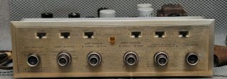 Vintage H.  H.  Scott Lc - 21 Vacuum Tube Preamplifier Freshly Serviced Great