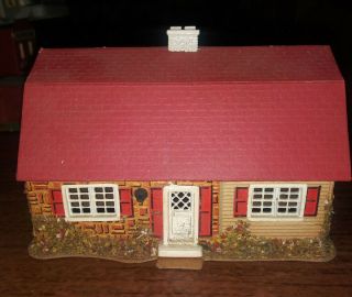 Ho Built Model House Vintage Illuminated Structure Made By Ideal York