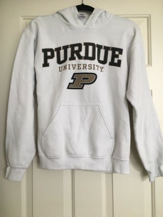 Gildan Purdue University Boilermakers Hoody Sweatshirt Sz S Vintage
