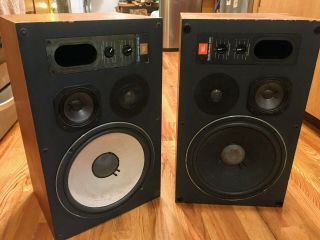 Jbl Studio Monitors 4412 (pair) Cabinets In Rough Shape,  Sound