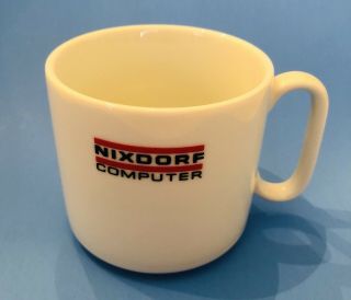 Vintage Nixdorf Computer Mug Technology Coffee Siemens Germany German