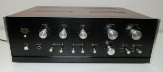Sansui Au - 555a Integrated Amplifier Perfect Serviced Fully Recap Wood Box