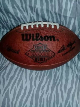 Bowl 22 Xxii Wilson Official Nfl Game Football Redskins Vs.  Broncos