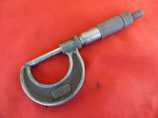 Vintage Lufkin No.  1941v 0 - 1” Micrometer Machinist Measuring Tool N215