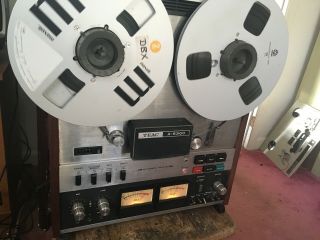 Teac A - 6300 4 Track 10.  5 Inch Auto Reverse Reel To Reel Tape Deck Recorder