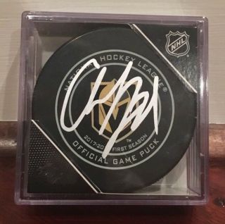 Cody Eakin Autographed Signed Official Nhl Game Puck Vegas Golden Knights