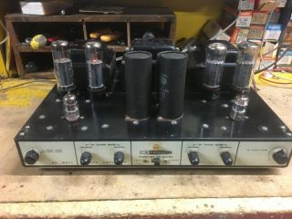 Heathkit Aa - 121 80 Watt Stereo Amplifier El34 Tube.
