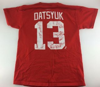 Reebok Pavel Datsyuk Detroit Red Wings Nhl Hockey Stanley Cup Jersey Shirt Small