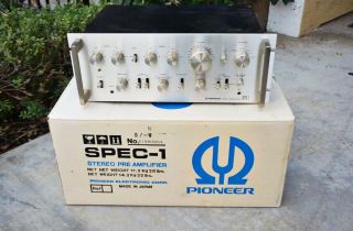 Pioneer Spec 1 Stereo Preamplifier • Made In Japan • Box • Exceptional