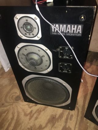 Legendary Yamaha NS - 1000 Monitor NS - 1000M Speakers - 2