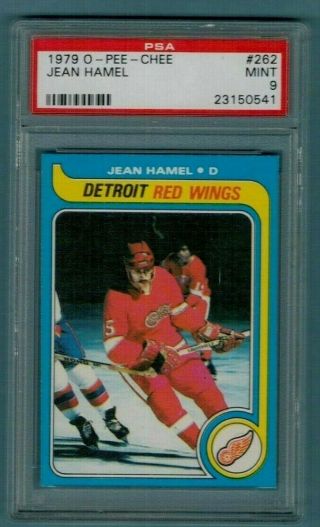 1979 80 Opc Psa 9 Jean Hamel Detroit Red Wings Canadiens Pop Of 6 1 Higher