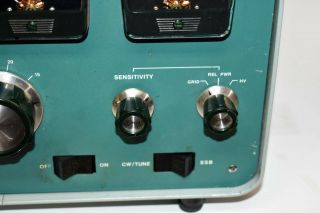 Heathkit Ham Radio SB - 221 (SB - 220) 2KW Linear Amplifier.  Tube Type Lights Up 2