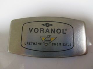 Vintage Zippo Dow Voranol Urethane Chemicals Pocket Knife Nail File