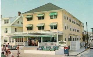 Vintage 1960s Normandy Hotel At Ocean City Md Seaside Hotel Boardwalk Maryland