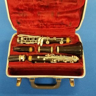 Bundy Selmer Resonite Clarinet With Case Vintage H&a Selmer Inc.  Usa