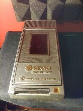 Vintage Kinyo Uv - 413 Slim Vhs Cassette Tape Rewinder