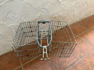Vintage Schwinn Approved Bicycle Rear Rack With Grocery Bag Holders,  Spring Trap