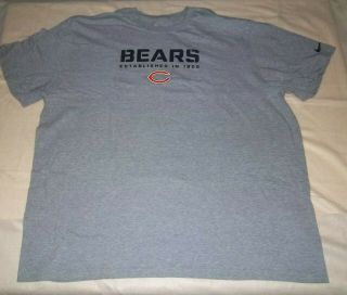 Chicago Bears Nike Men’s Gray T - Shirt 3xl,  56,