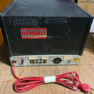 Dynakit Mark Ii Mono Vacuum Tube Amplifier Powers On & Drives Speaker Dynaco 