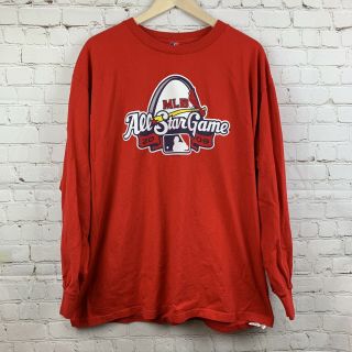 Mens 2009 St.  Louis Cardinals Mlb Baseball All Star Game T - Shirt Size Xl Red M2