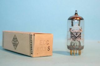 1x Telefunken Ecc803s Holy Grail Vacuum Tube Old Stock