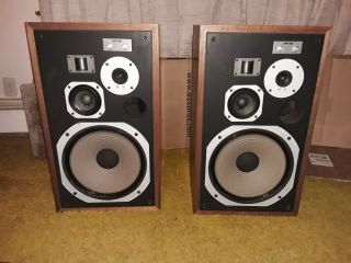 1970s Pioneer Hpm - 100 Speakers Great Sound Quality