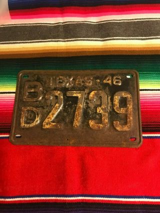 1946 Texas License Plates Bd2739