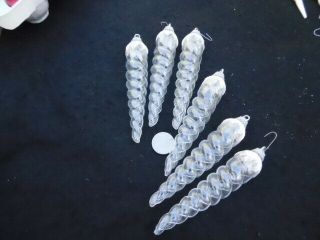 Vintage Christmas tree ornaments very old icicles 2