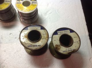 Western Electric NASSAU pedigreed solder and lashing wire at - 7076,  at - 6632 3