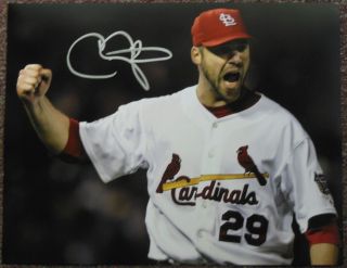 Chris Carpenter St Louis Cardinals Signed 11x14 Photo 3001155