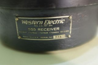 Western Electric 555 Field Coil Driver (Receiver,  Loudspeaker) 2