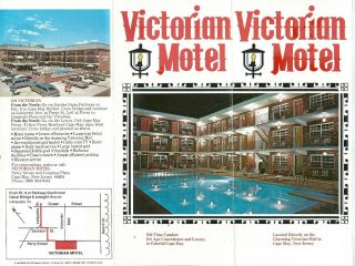 Victorian Motel Cape May Jersey Vintage 1980 