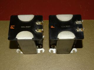 Pair,  Western Electric 113 A Ret Transformers For Tube Amp,