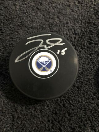Jach Eichel Signed Buffalo Sabres Rookie Autograph Auto Autographed Hockey Puck