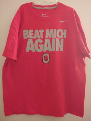 Ncaa Ohio State Buckeyes Men’s Nike T - Shirt Beat Mich Again