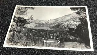 Vintage Rppc - Tenaya Lake,  Yosemite National Park,  Ca