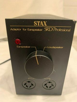 Stax Lambda Professioal Headphones And Srd 7 Pro Adaptor