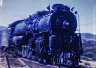Vintage 1960s 8mm Film Home Movie - Train Railroad - California Steam