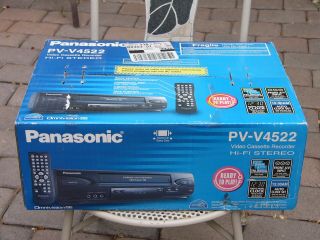 Panasonic Pv - V4522 Vhs Vcr Player 4 Head Hifi Stereo Video Cassette Recorder
