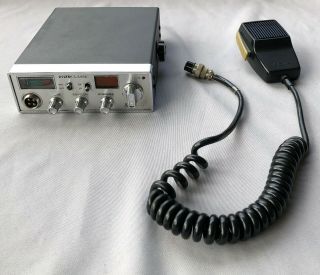 Vintage Cobra Sound Tracker 21ltd Cb Radio With Mic 1970 