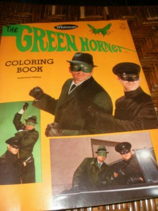 Vintage 1966 Whitman The Green Hornet Coloring Book