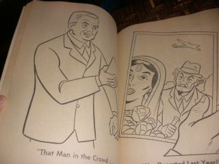 Vintage 1966 Whitman The Green Hornet Coloring Book 3