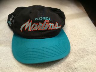 Vintage Sports Specialties Florida Marlins Snapback Hat