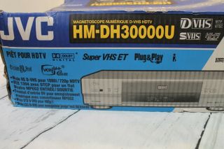 Jvc Hm - Dh30000u Ntsc D - Vhs Hdtv Digital Video Recorder,  Remote & More