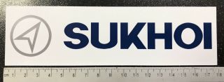 Sukhoi Promotional Sticker