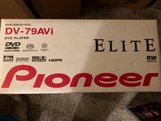 Pioneer Elite Dv - 79avi Cd/dvd Player -