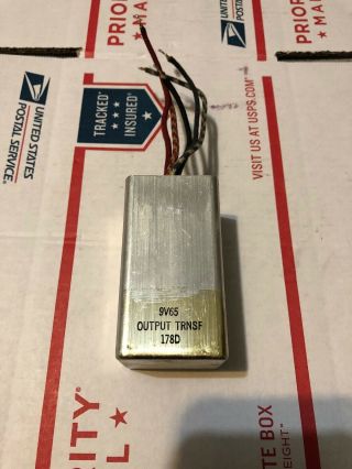 One Western Electric Output Transformer 178d For Tube Amp