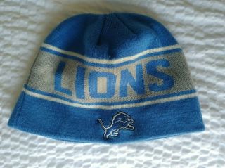 Detroit Lions Beanie Knit Hat Cap Men 