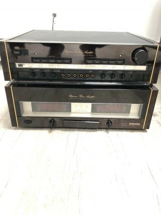 Pioneer M - 90 Reference Pre - Amp And Power Amp.