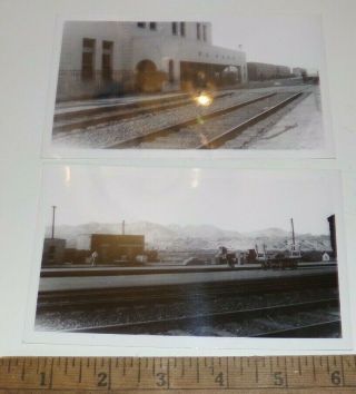 Vintage Photos El Paso Texas Train Station 2 Photographs